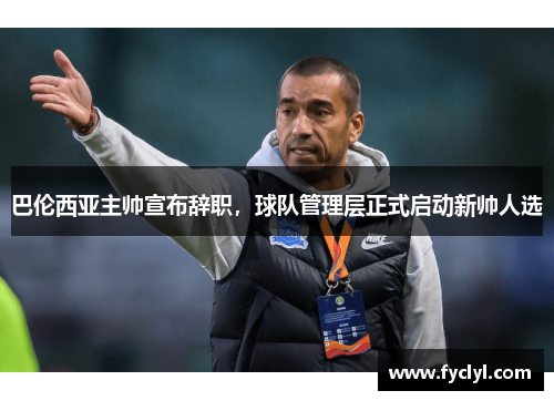 巴伦西亚主帅宣布辞职，球队管理层正式启动新帅人选